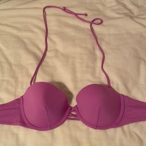 Victoria’s Secret pink/purple bathing suit top. 36B. Never worn